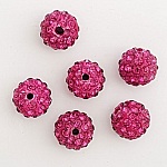 10 mm shamballa stijl hars kraal N°08