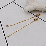 Echt verguld koperen oorbel eindkapje N°01 met transparante Strass