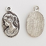 Vrouw Cameo bedel N°01 Zilver