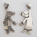 Kinderbedel N°41-02 Zamak (Verzilverd)