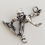 Zilveren Pommel Paard Sport Bedel