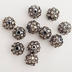 Acryl en strass kraal 10 mm shamballa stijl N°05