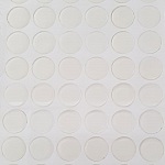 10 zelfklevende Hars Cabochons 25 mm Transparant