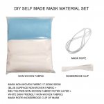 Maskermaakset met filter neusbrugband en oorband