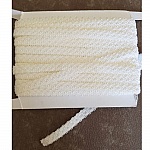 Per meter Fancy wit elastiek 11 mm.