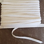 Per meter Fancy wit elastiek 10 mm.