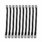 Elastische band Verstelbaar maskerverlengstuk Oorhaak Zwart maskerverlengstuk