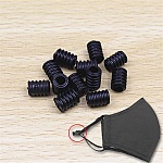 Verstelbaar masker touw lusband zwart x 100 stuks