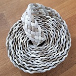 1 Meter Gevlochten Leer N°01 30 mm