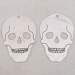 Schedel en gekruiste botten bedel N°10