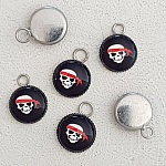 Schedel en gekruiste botten bedel N°31