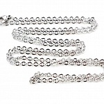 Halsketting N°08 in roestvrij staal 50 cm