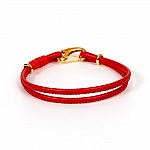 Dubbele Uni Europese Armband Rood