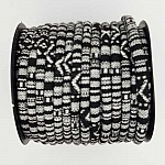 Spaghettikoord N°01 Zwart Wit x 1 meter