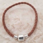 Europese Clip Armband Gewoon 01 VAN 15 TOT 23 CM Bruin
