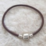 Europese Clip Armband Gewoon 01 VAN 15 TOT 23 CM Bruin