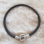 Europese Clip Armband Gewoon 01 VAN 15 TOT 23 CM Donkerbruin