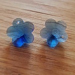 Bloemenhanger van gefacetteerd glas N°04-03