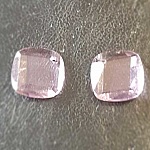 Vierkante facetgeslepen glazen hanger N°02-01