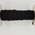 Vlakmasker elastiek 5 mm zwart n°03 per meter