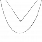 Halsband N°06-03 in roestvrij staal, 50 cm lang