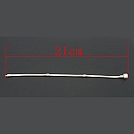 Europese Clip Armband 21 cm Gladde sluiting Verzilverd 925