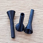 Spiraalvormige kegelbeker N°03 X 2 P-Kleur N°04.