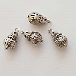 Zilveren opengewerkte druppelbedel N°01-02