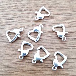 1 Karabijnhaaksluiting Hart 13 mm