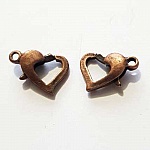 1 Karabijnhaaksluiting Hart 13 mm