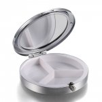 1 te personaliseren pillendoosje Zilver N°02