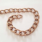 1 meter platte ketting N°01 18 x 12 mm