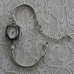 Europese stijl horloge wijzerplaat armband met karabijnsluiting 8,5 X 9,5 cm