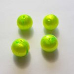 Geweven kralendraad 15 mm Fluogroen