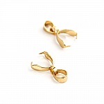 Roestvrij stalen sluiting 3 x 15 mm goud
