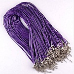 10 Kettingen imitatieleer diameter 1,5 mm 40 cm AF-02-4 