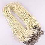 10 Kettingen imitatieleer diameter 1,5 mm 40 cm AB-13-2 