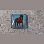 glas vierkante cabochon 30mm 015 