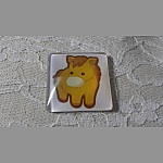 glas vierkante cabochon 30mm 011 