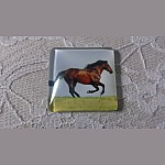 vierkante glazen cabochon 30mm 009 