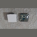 vierkante glazen cabochon 25mm 023 