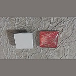 vierkante glazen cabochon 25mm 007 