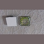 vierkante glazen cabochon 25mm 004 