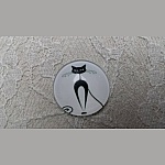 glazen cabochon rond 20mm cat 016 