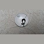 glazen cabochon rond 20mm cat 015 