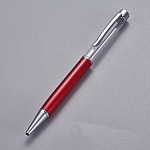 Bead decoreren pen lege buis aan te passen zilver rood x 1 stuk