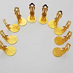 Oorbelhouders Clips Dienblad N°01 2e keus x 5 Paar Goud