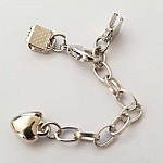 Kit Claw Clasp Heart Ribbon Tie met karabijnsluiting 6 mm