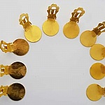 Oorbelstandaards Clips Dienblad N°01 2e keus x 20 Paar Goud
