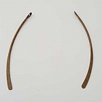 Staaf gebogen metaal Zilver 1 ring N°01 Brons